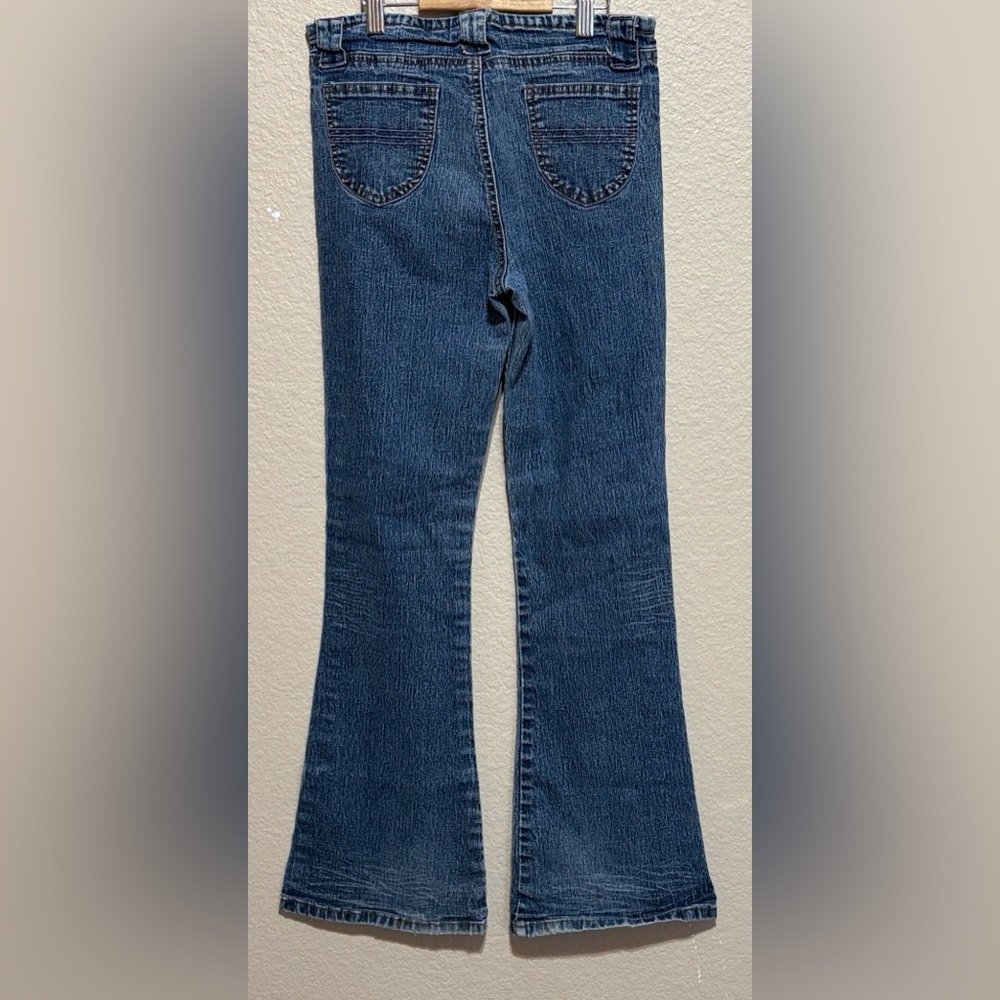 One Tuff Babe Flare leg Blue Jeans kids Sz 16